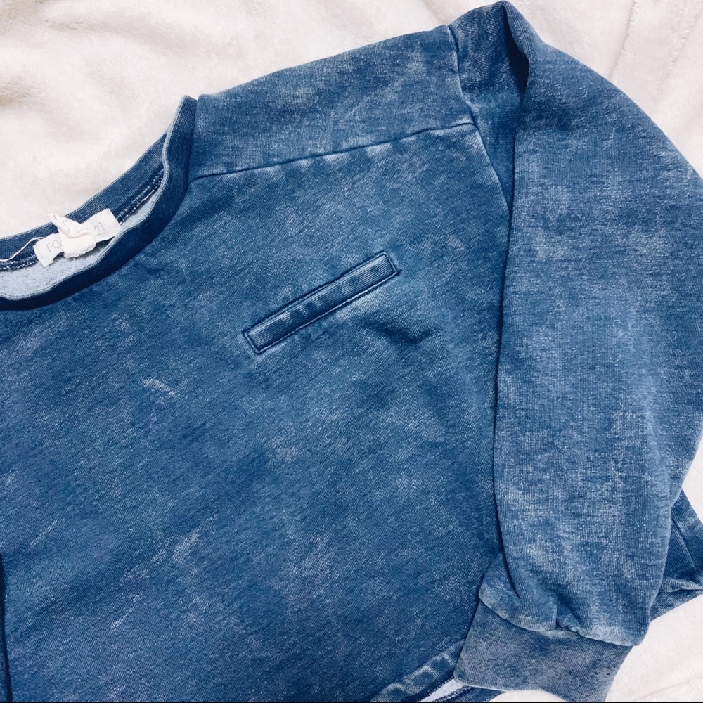 Cropped Denim long sleeve